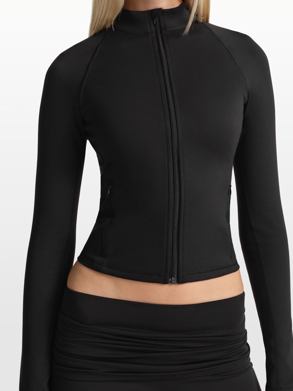 Skims‎ Nike Mock Neck Full Zip Top